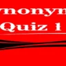 English Synonyms Quiz 1
