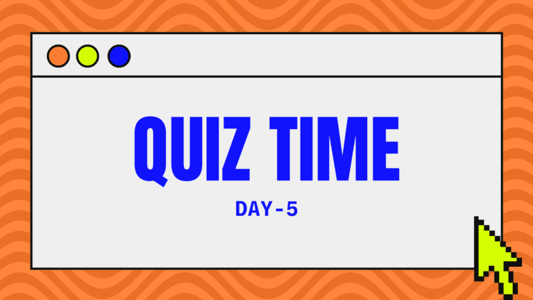 QUIZ day 5